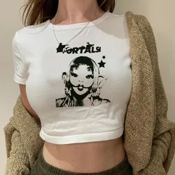 Melanie Martinez 90s fairy grunge  trashy crop top girl cyber y2k kawai graphic  Kawaii tee  t-shirts