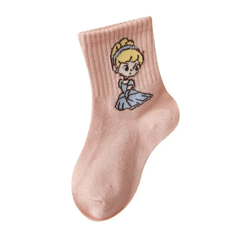 

New Arrival: Popular Spring/Autumn Cotton Socks Creative Cartoon Princess Pattern Socks Cute Autumn/Winter Cotton Socks