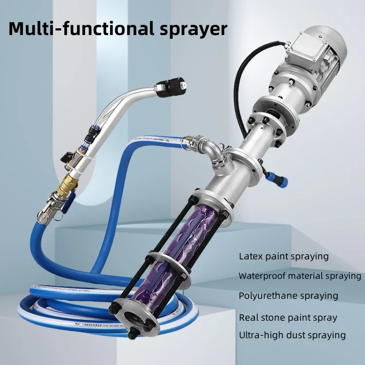 All-In-One Small Steel Gun Exterior Fireproof Waterproof Paint Putty Remote Control Grout Sprayer