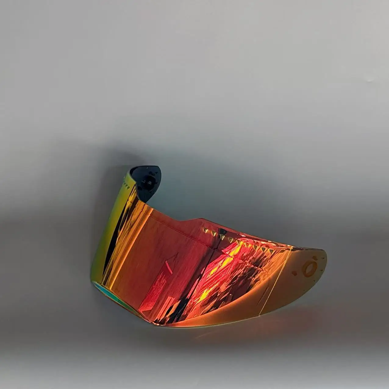 Otorcycle Helmet Visor Lens Compatible with M69 Helmet, Electroplated Universal Sunshade Replacement Moto Helmet Accessories