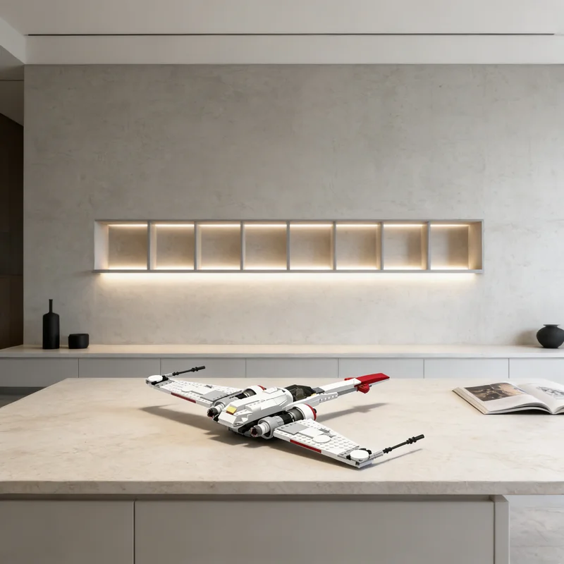 

315 деталей MOC ARC 170 StarfighterTM: Альтернативная модель звездолета для сборки, конструктор, подарок, креативный коллекционный декор для демонстрации