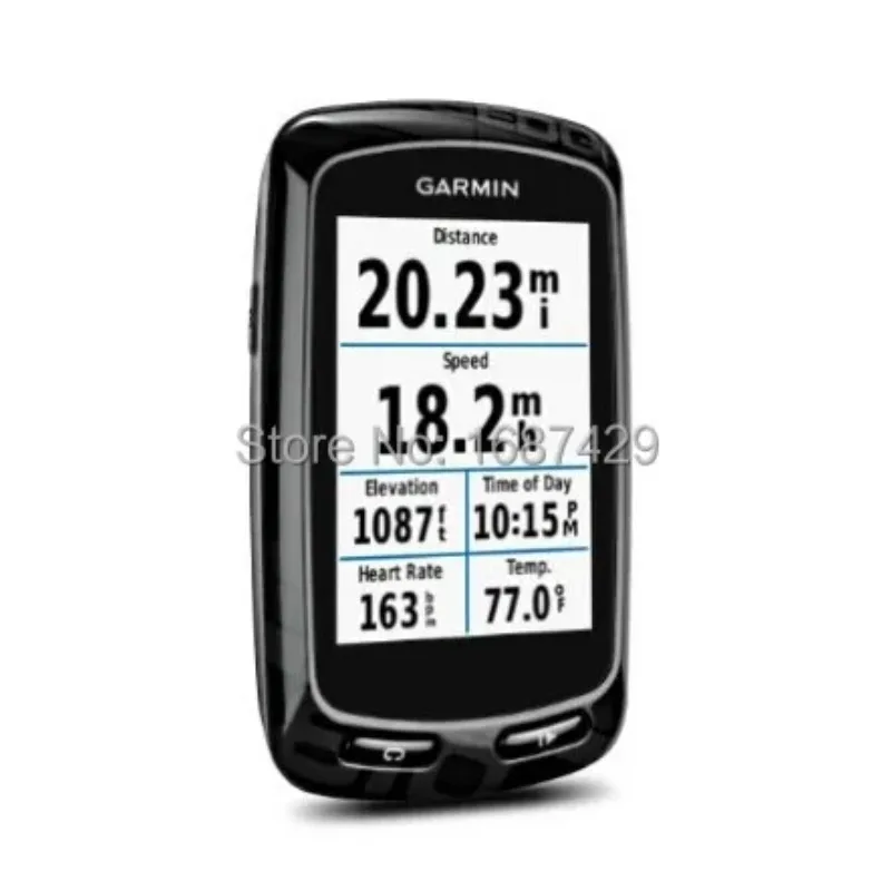 Modelo de base de computador de bicicleta habilitado para GPS Garmin Edge 810 com HRM