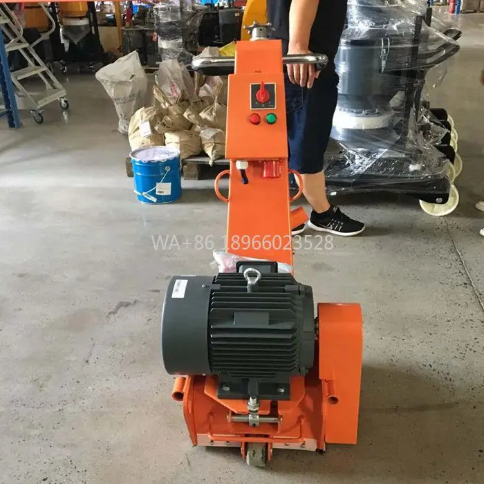 JS250 Concrete Scarifier Machine Electric/Gas Concrete Floor Scarifying Machine with Carifier Blade