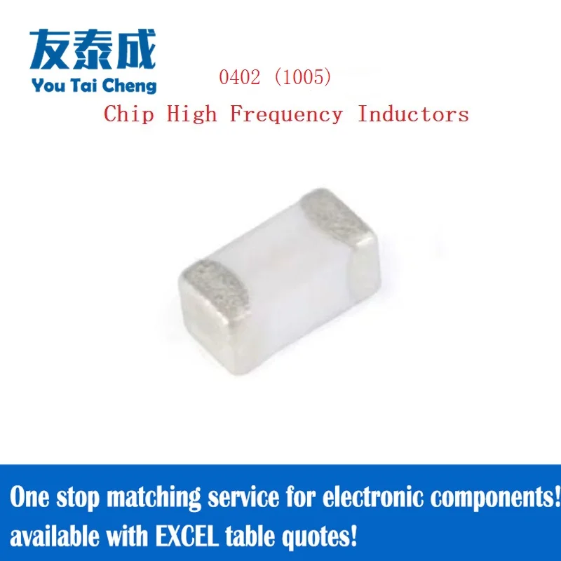 

50PCS,Chip Ceramic Multilayer High-frequency Inductors 0402 (1005) 5% 43NH 47NH 56NH 68NH 82NH 100NH 120NH 150NH 180NH 220NH