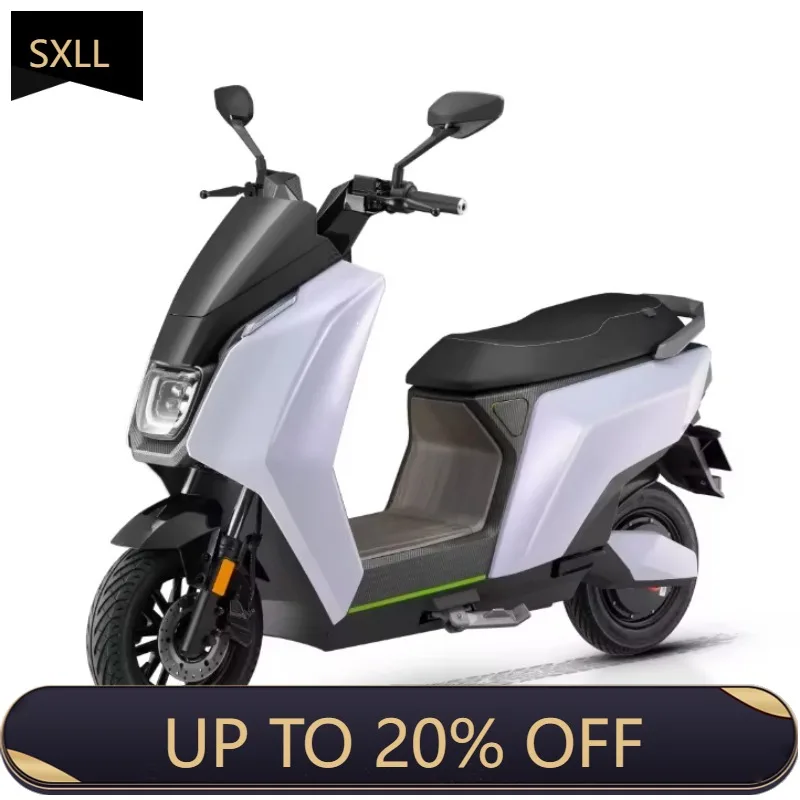 

SXLL Adult Electric Motorcycle Electric Scooter 2 Seats Motocross Bike 1500W 72V 65 km/h Speed