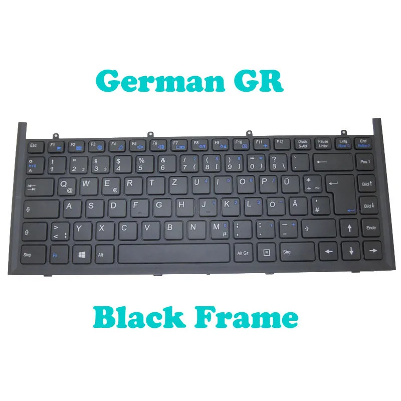 Laptop Keyboard For CLEVO W840SU W840SN W840SU-T W840SUT French FR German GR Swiss SW United Kingdom UK