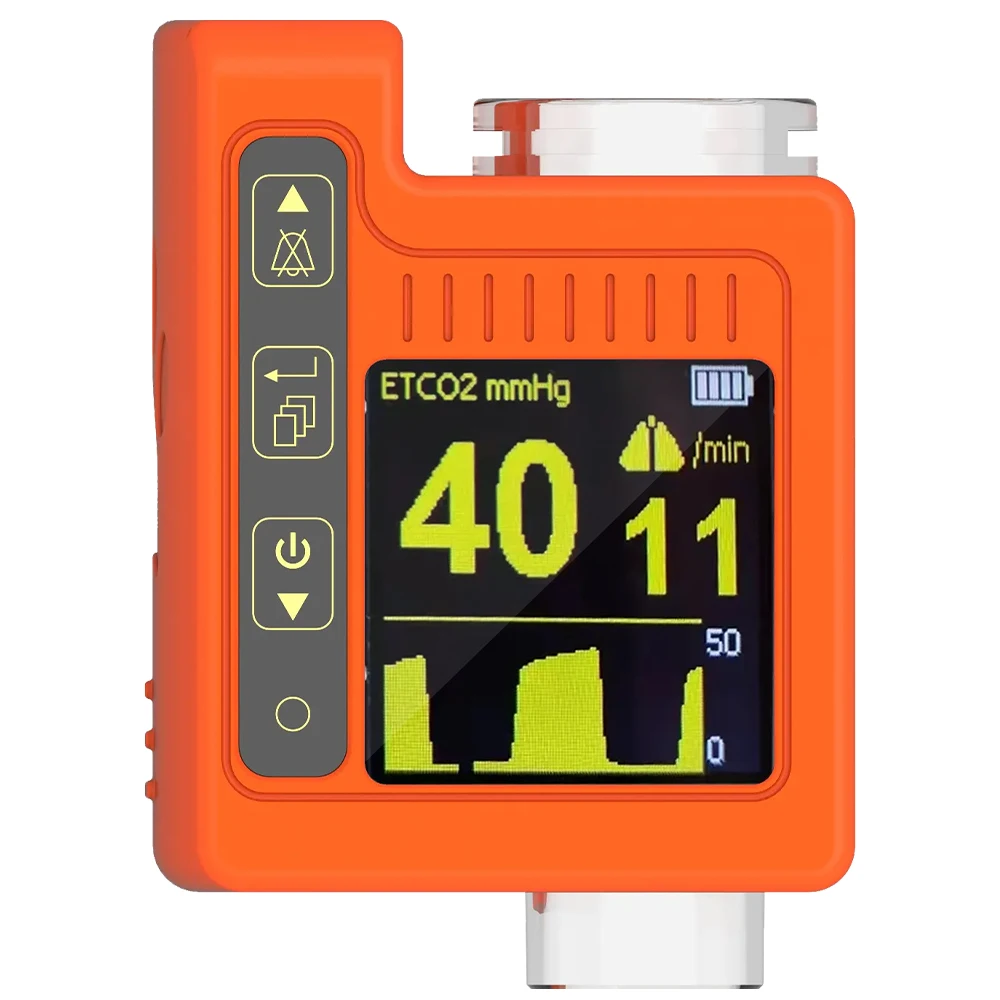 

Portable Veterinary Monitoring Device End-tidal Capnograph With Pet Vet Etco2 Sensor for Vital Sign Monitor