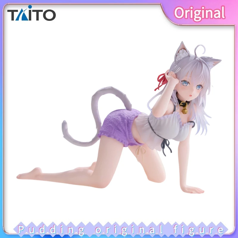 

Коллекционная фигурка TAiTO: Милая Алиса Куджо (Алиса Михайловна Куджо) в домашней одежде с кошачьими ушками, модель для отдыха