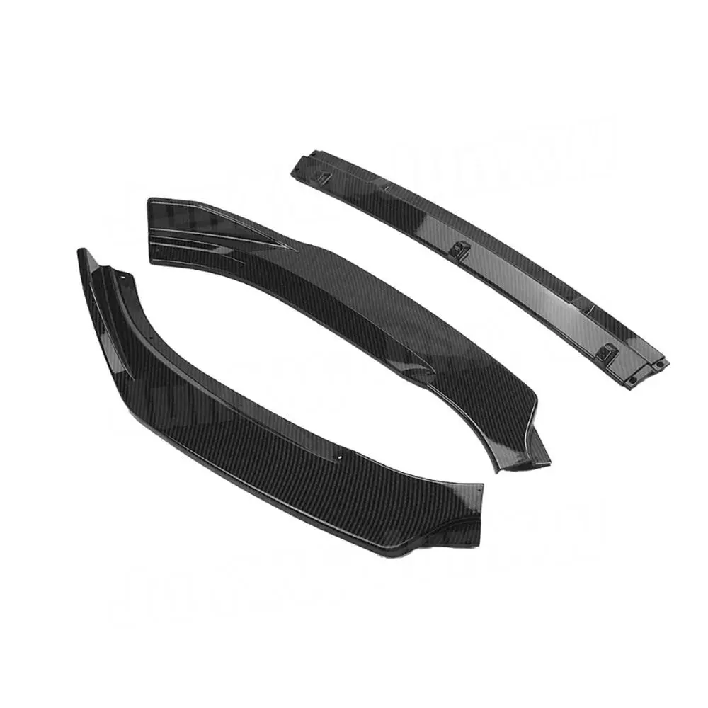 ABS Front Bumper Lip Trim Styling Guard Aprons Lip Chin Spoiler Body Kits Diffuser Accessories for MAZDA 3 Axela 2014-2019
