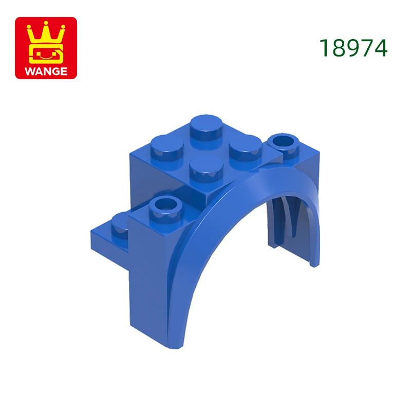 Wange 37 stks/partij 18974 Boog Afgerond Voertuig Blok Moc Kleur Accessoires Compatibel met Baksteen DIY kinderen Speelgoed Montage Onderdelen