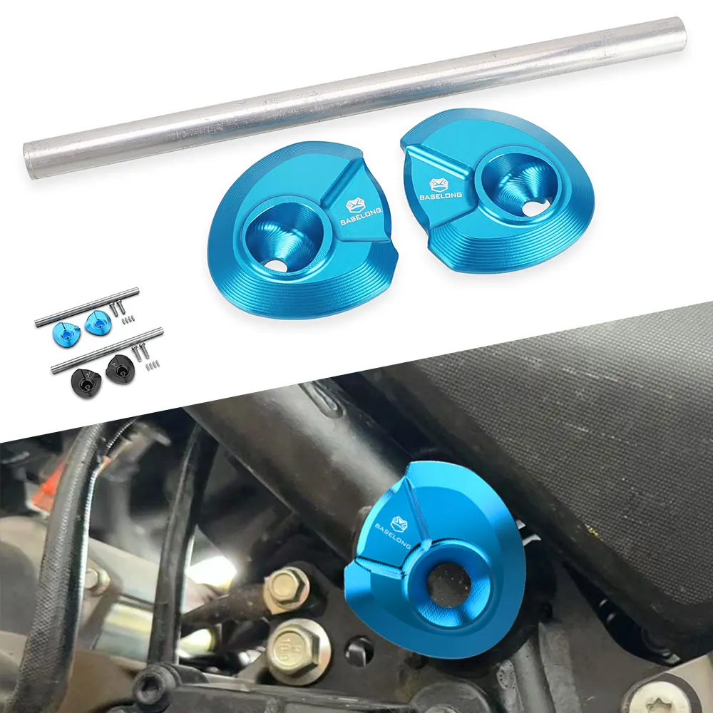 

Motorcycle Accessories FOR CFMOTO 450MT Ibex450 IBEX 450 MT 2024 2025 2026 Frame Hole Cap Cover Plug Bolt Protector Aluminum