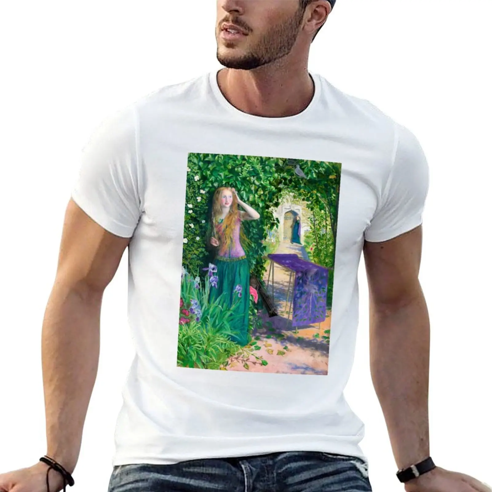 Similar to pre-Raphaelite, Arthur Hughes, Rosamund T-Shirt Funny t-shirt Louboutins T-shirt men