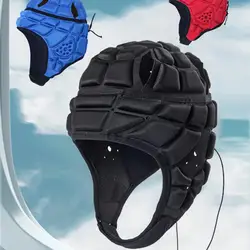 Sports Headguard Adjustable Strap Rugby Helmet Headguard for Kids Youth Ultralight Impact-resistant Soccer Ski Soft Protective