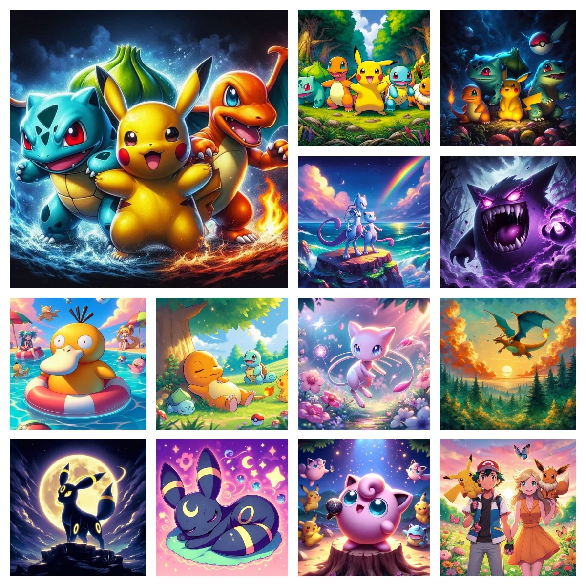 Charizard Pokemon 5D DIY Diamond Painting Cross Stitch Japan Cartoon Mosaic Round Drill Embroidery Art Home Decor Kids Hand Gift