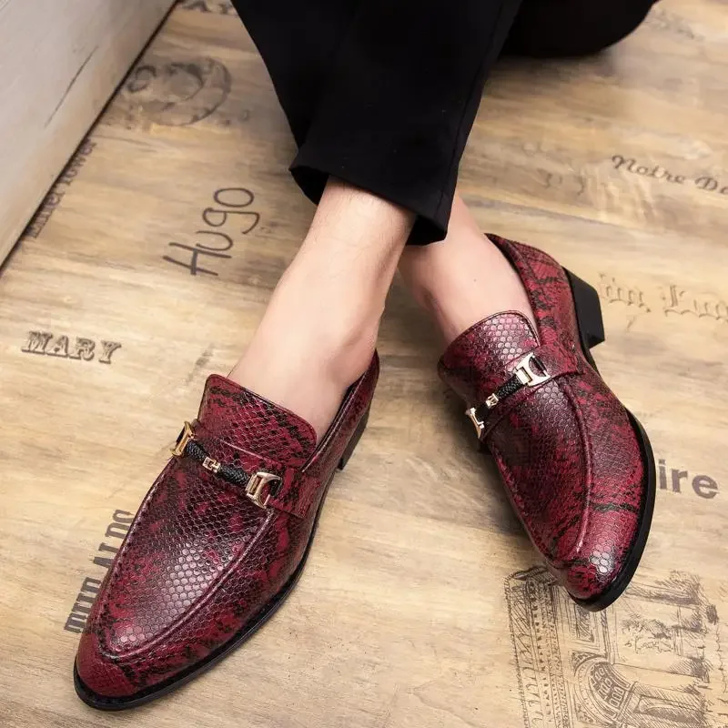 

Party Comfortable Suit Business Formal Wear Leather Shoes Men's Casual Vintage Brogue Men's Shoes Boys Soft