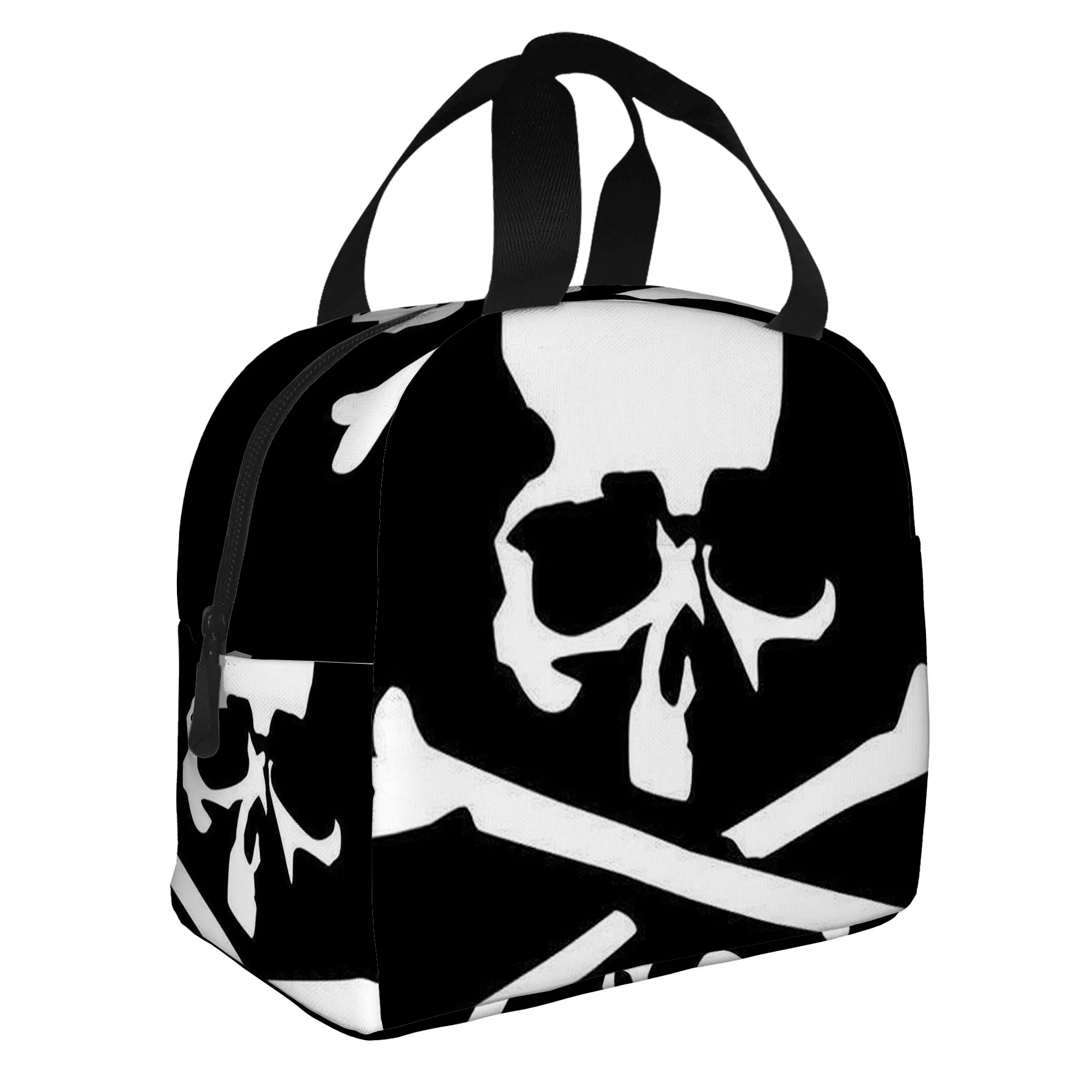 1pc a Thermal Bag Featuring The Mastermind Skull Logo, Designed for Insulation. It Is Not Intended for Direct Food Contact