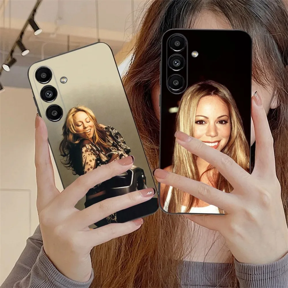 

Singer M-Mariah C-Carey Phone Case For Samsung S24,S21,S22,S23,S30,Ultra,S20,Plus,Fe,Lite,Note,10,9,5G Black Soft Cover