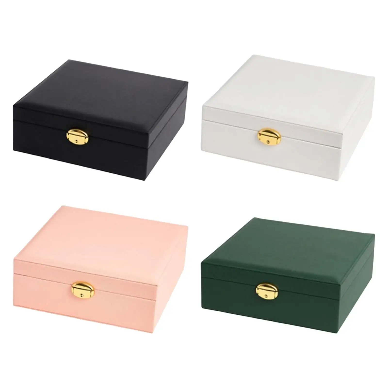 Portable Jewelry Box Organizer Display Jewellery Holder for Showcase Travel Case