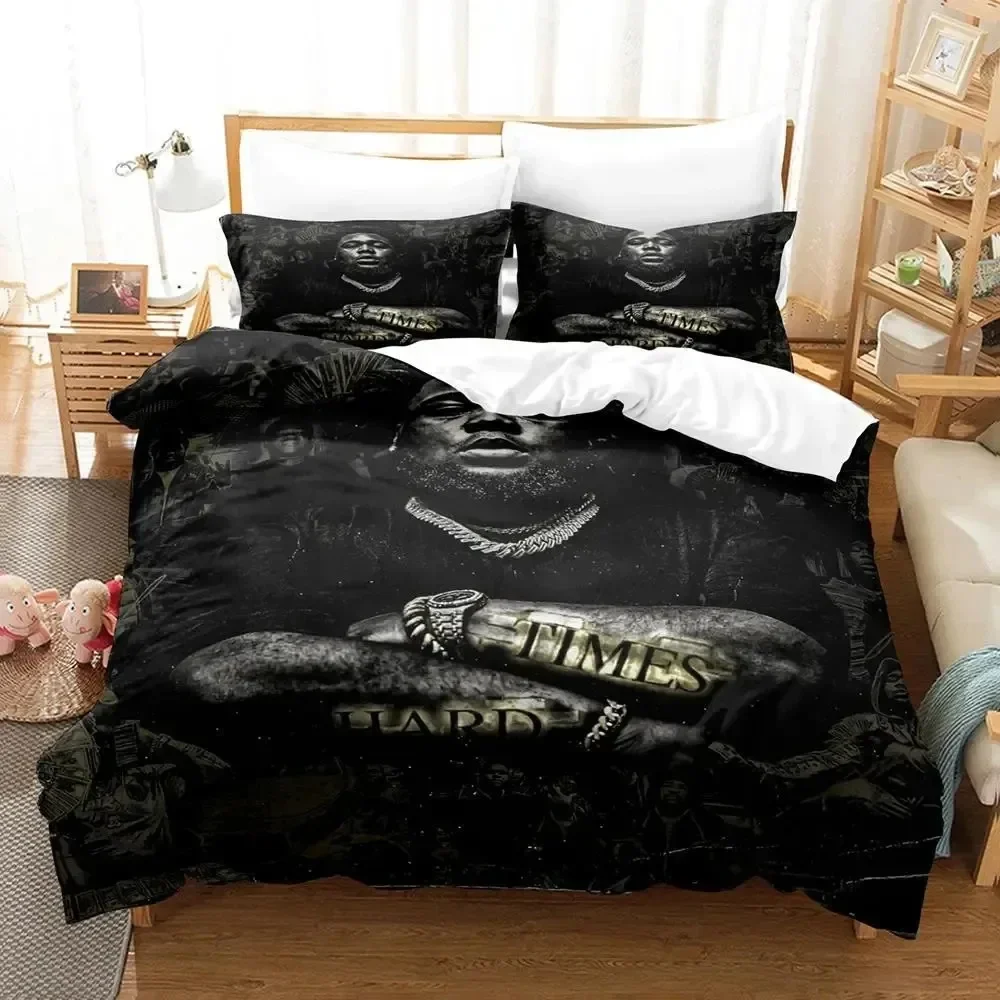 3D Print Rapper Rod Wave Bedding Set Duvet Cover Bed Set Quilt Cover Pillowcase Comforter king Queen Size Boys Adult Bedding Set