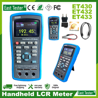 Handheld LCR Digital Bridge Capacitance Inductance Resistance Tester Professional LCR Meter LCR Tester East ET430 ET432 ET433