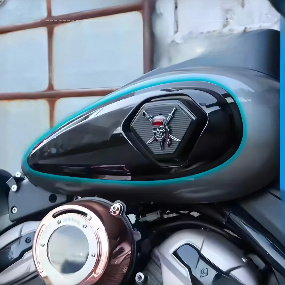 벤다 블랙 플래그 500 연료 탱크 와이드 바디 나폴레옹 킹실라 450 연료 탱크 와이드 바디 장식 커버 보호 커버에 적합