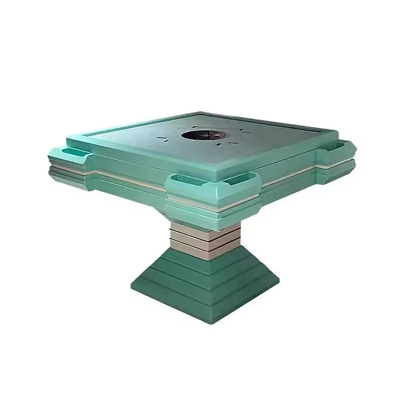 High-value solid wood automatic mah jong table, design er hou sehold high-end electric hou rglass mahj ong mac hine