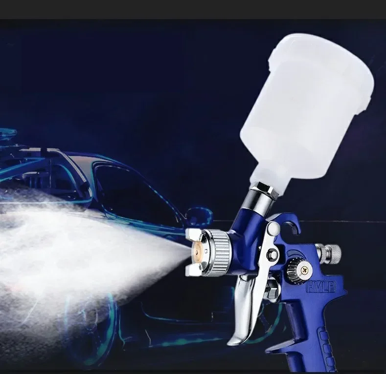 Professional 0.8MM/1.0MM Nozzle H-2000 Mini Air Paint Spray-Guns Airbrush HVLP Spray-Gun Airbrush Power Tools For Car Painting