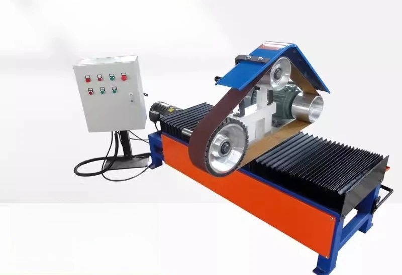Belt sanding machine Lathe tank grinding and polishing machine High power large pneumatic external polishing machine