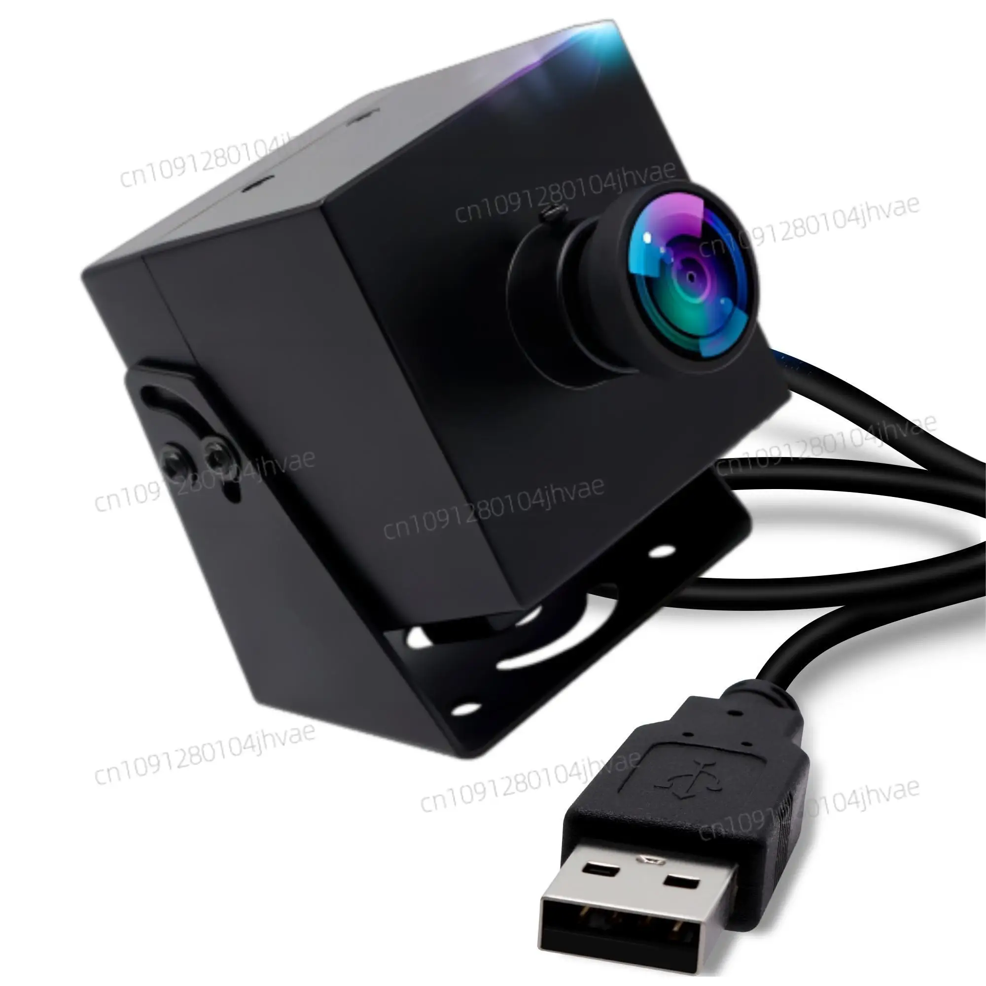 

ELP Webcam 48MP Wide Angle No Distortion Lens USB2.0 Camera Ultra HD 8000X60000 UVC Industrial USB PC Video Webcam
