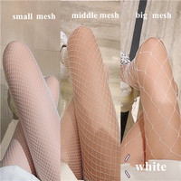 Sexy Women Long Fishnet Body Stockings Fish Net Mesh Nylon Tights Lingerie Summer Pantyhose Versatile Thigh High Waist Hosiery