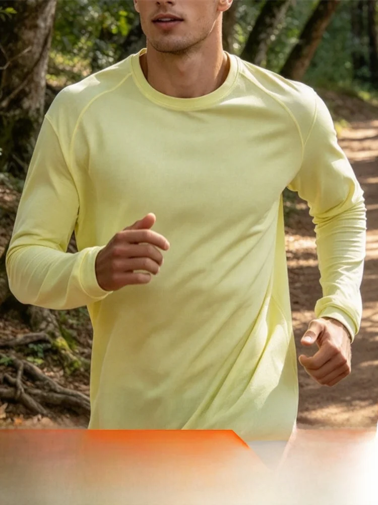 Ultra-light Breathable Long Sleeve Shirt for Running And Fitness Men's Women's Quick Dry Elasticated T-shirt Commuting Essential