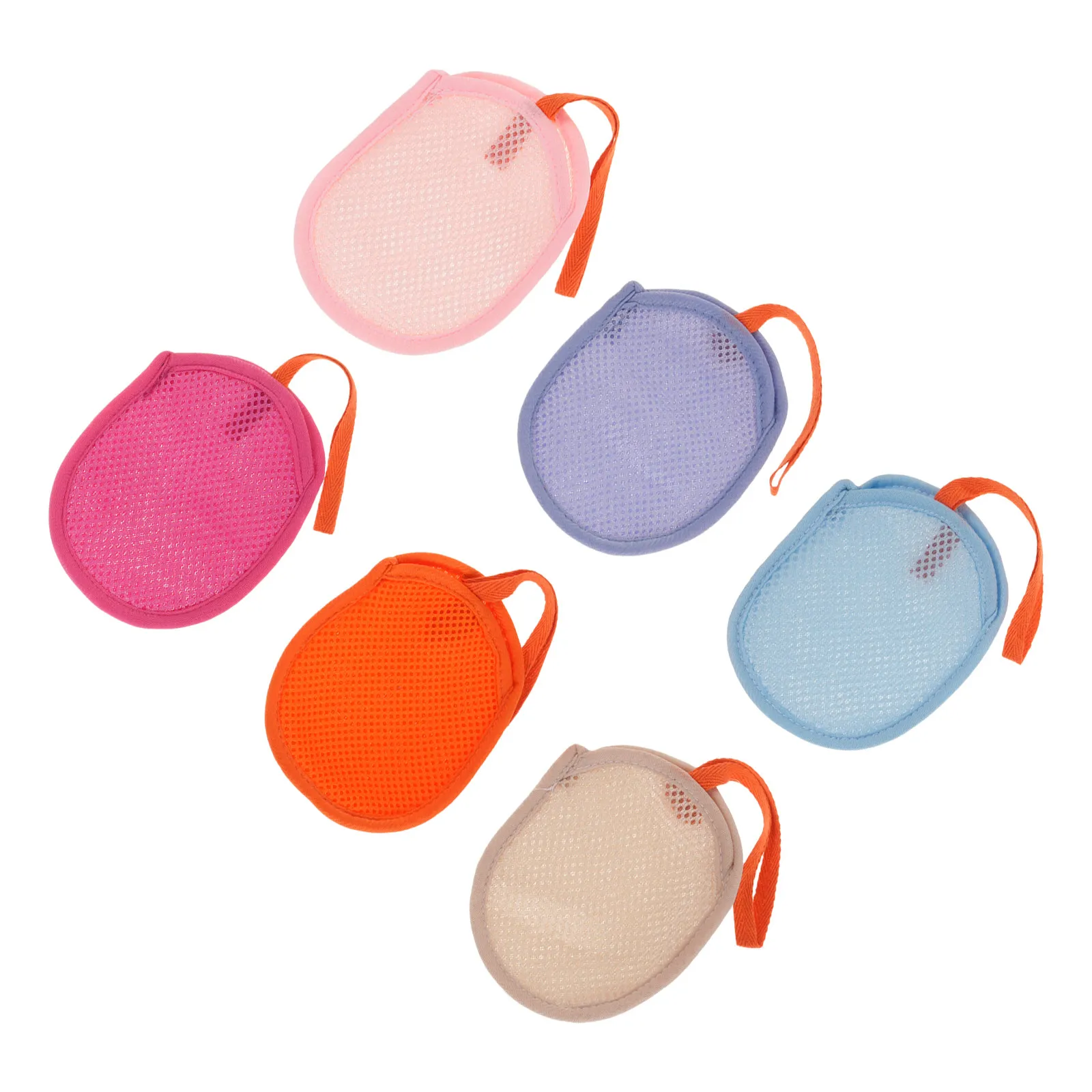 

6Pcs Foaming Mesh Soap Pouch Lathering Bag Hanging Drawstring Soap for Shower Bath Travel Mesh Foaming Shower