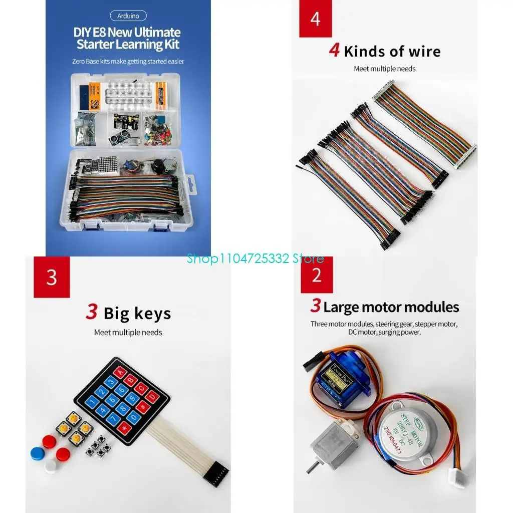 

P5EA DIY E8 Project Super Starter with LED Capacitor Resistor for