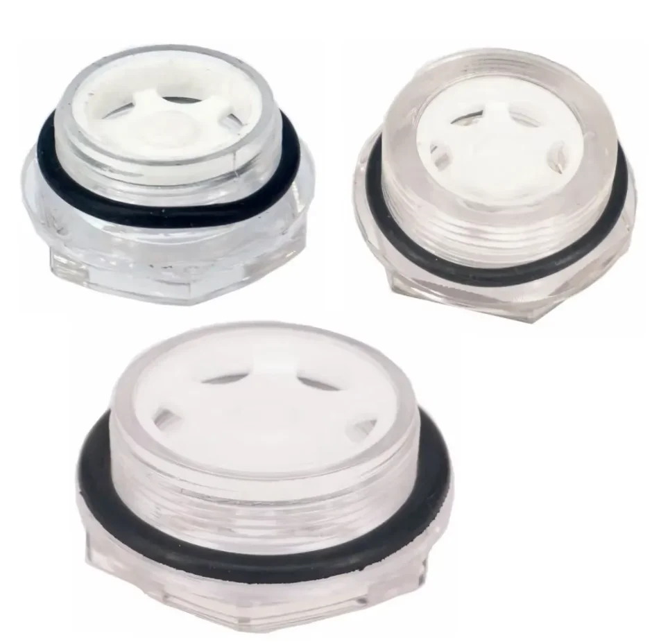 M16/M18/M20/M22/M24/M26/M27/M30/M33/M36/m42/M60 Männlichen Kunststoff Hex Öl Ebene Viewer Schauglas Fenster Luft Kompressor Getriebe – Detail 2