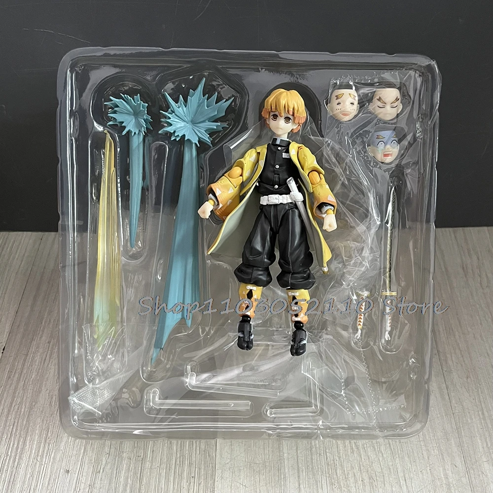 Figma Demon Slayer Figura Kimetsu no Yaiba Rengoku Kyoujurou 553 Tanjirou 498 Agatsuma Zenitsu 522 Kamado Nezuko Kamado 508 Regalo