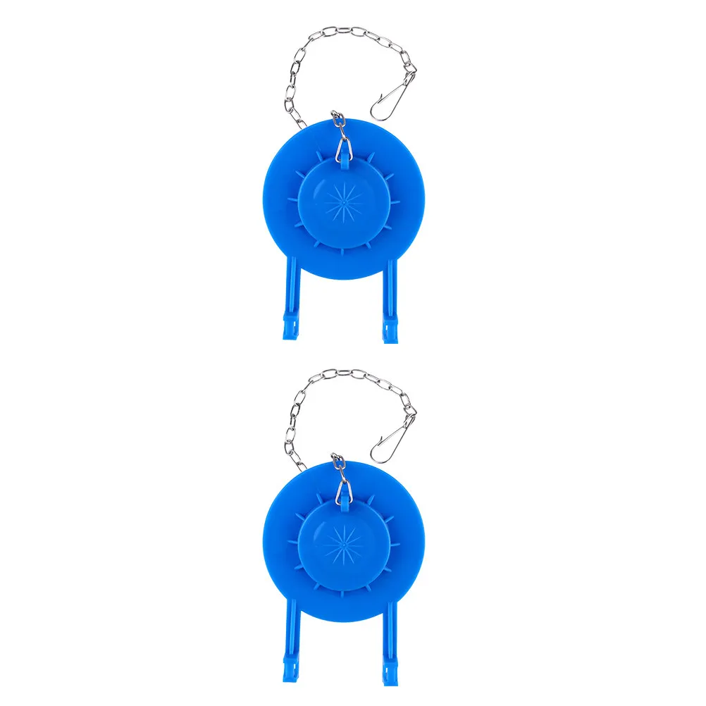 2pcs Toilet Flapper Universal Durable Replacement For Leaky Toilet Tank Easy Install No Tools Required Bowl Repair