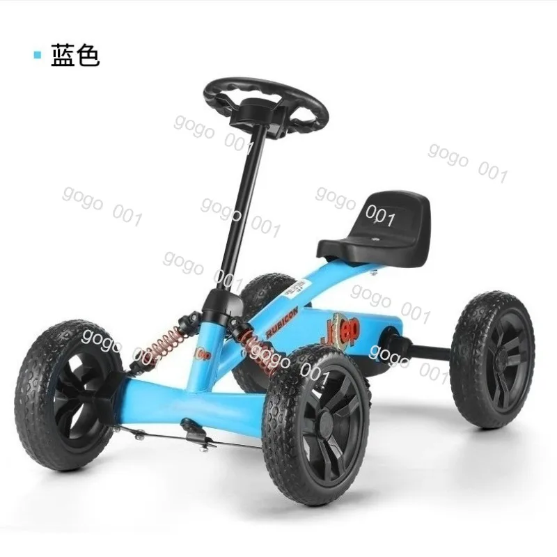Kids Ride-On Pedal Off-Road Vehicle with Stable 4-Wheel Design, Forward/Reverse Pedaling & Non-Slip Tires