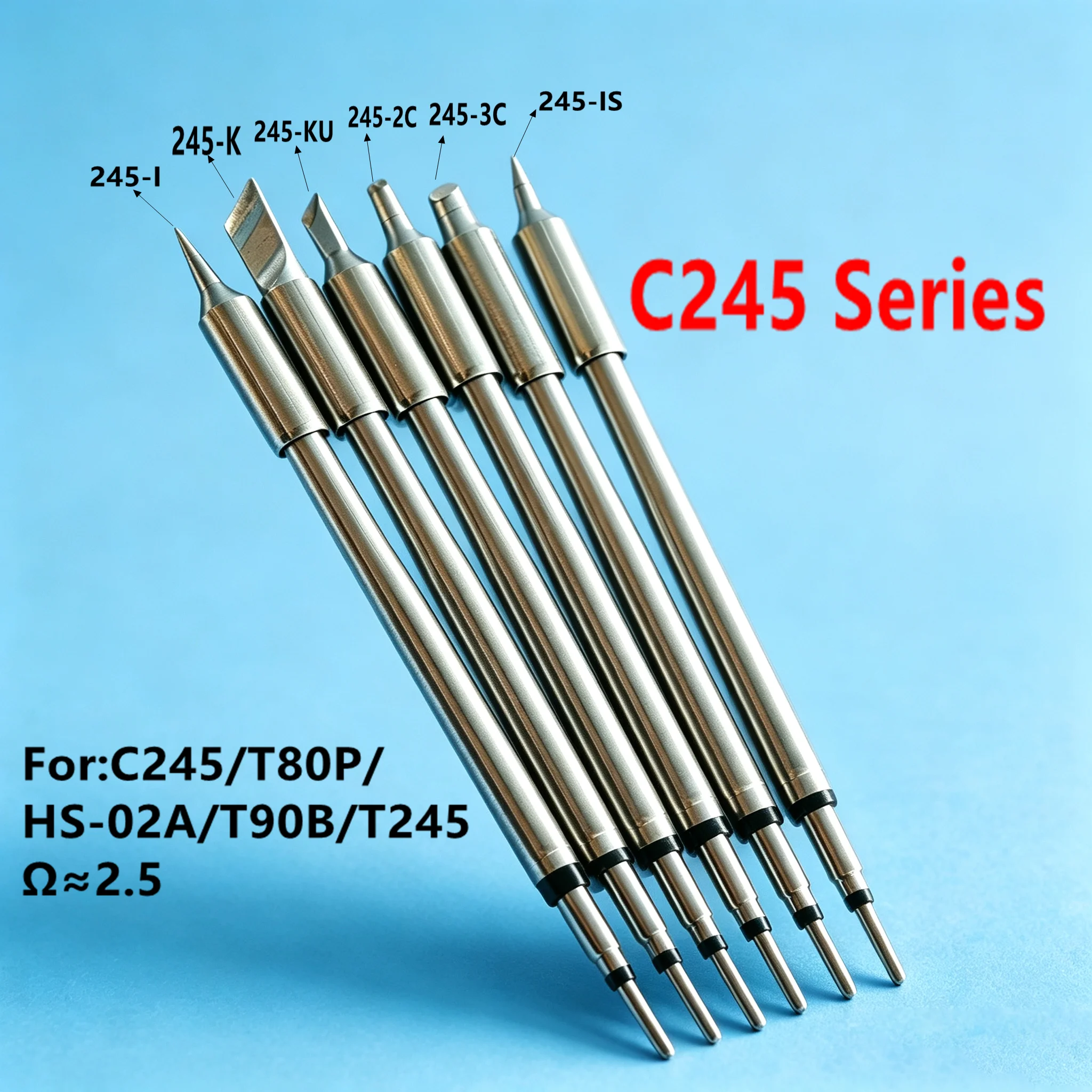 C245 Constant Temperature Soldering Iron Tips, Replacement Solder Tips for T245 JBC Rework Soldering Station