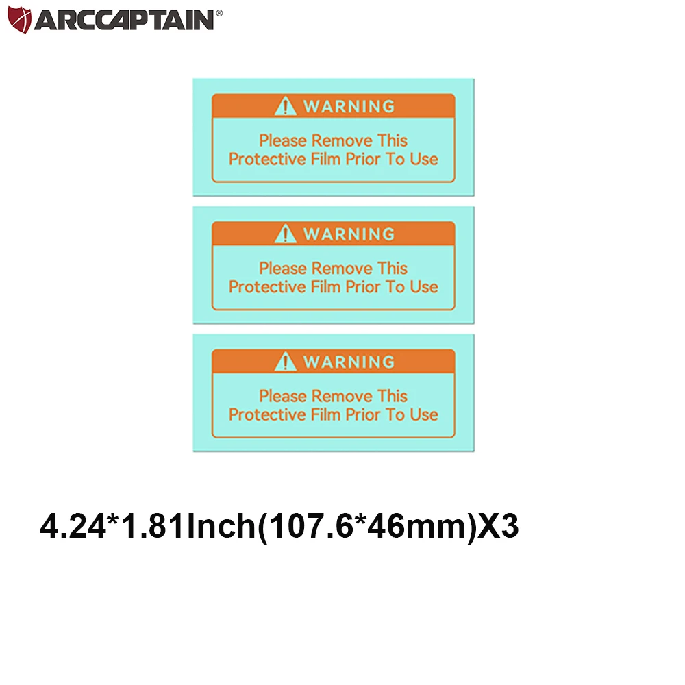 ARCCAPTAIN 6Pcs Normal Viewing Screen Outer Replacement Lens and 3Pcs Inner Replacement Lens For Welding Helmet Mask