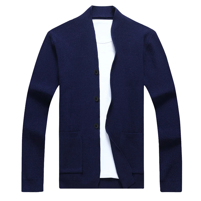 Cardigan lavorato a maglia da uomo primavera e autunno cappotto da uomo Cardigan da uomo coreano sciolto di alta qualità