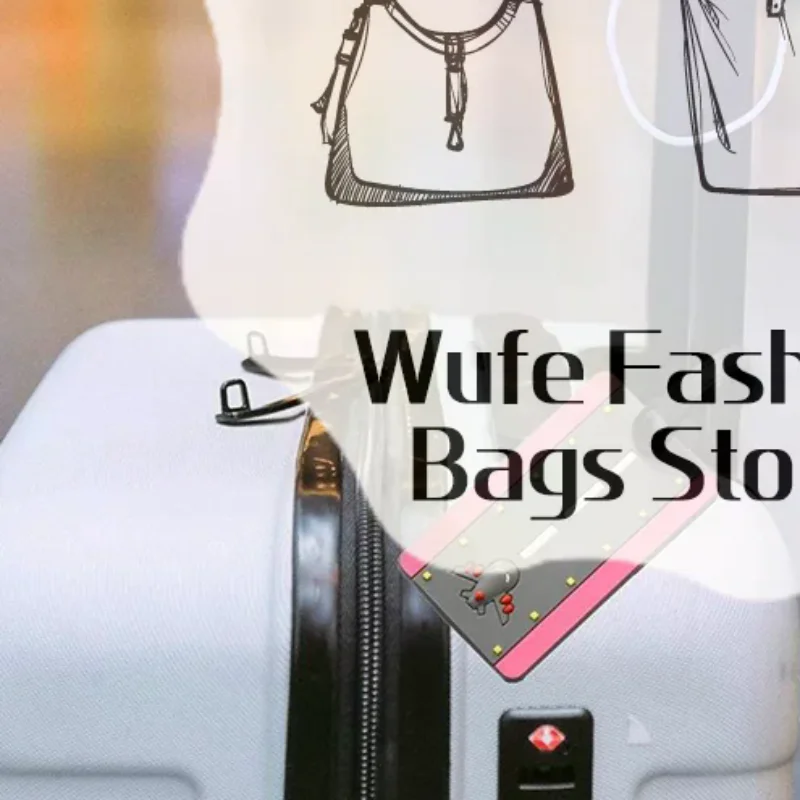 2022 Creative Letter Not Your Bag Travel Accessories Luggage Tags Suitcase Cartoon Style Fashion Silicon Portable Travel Label