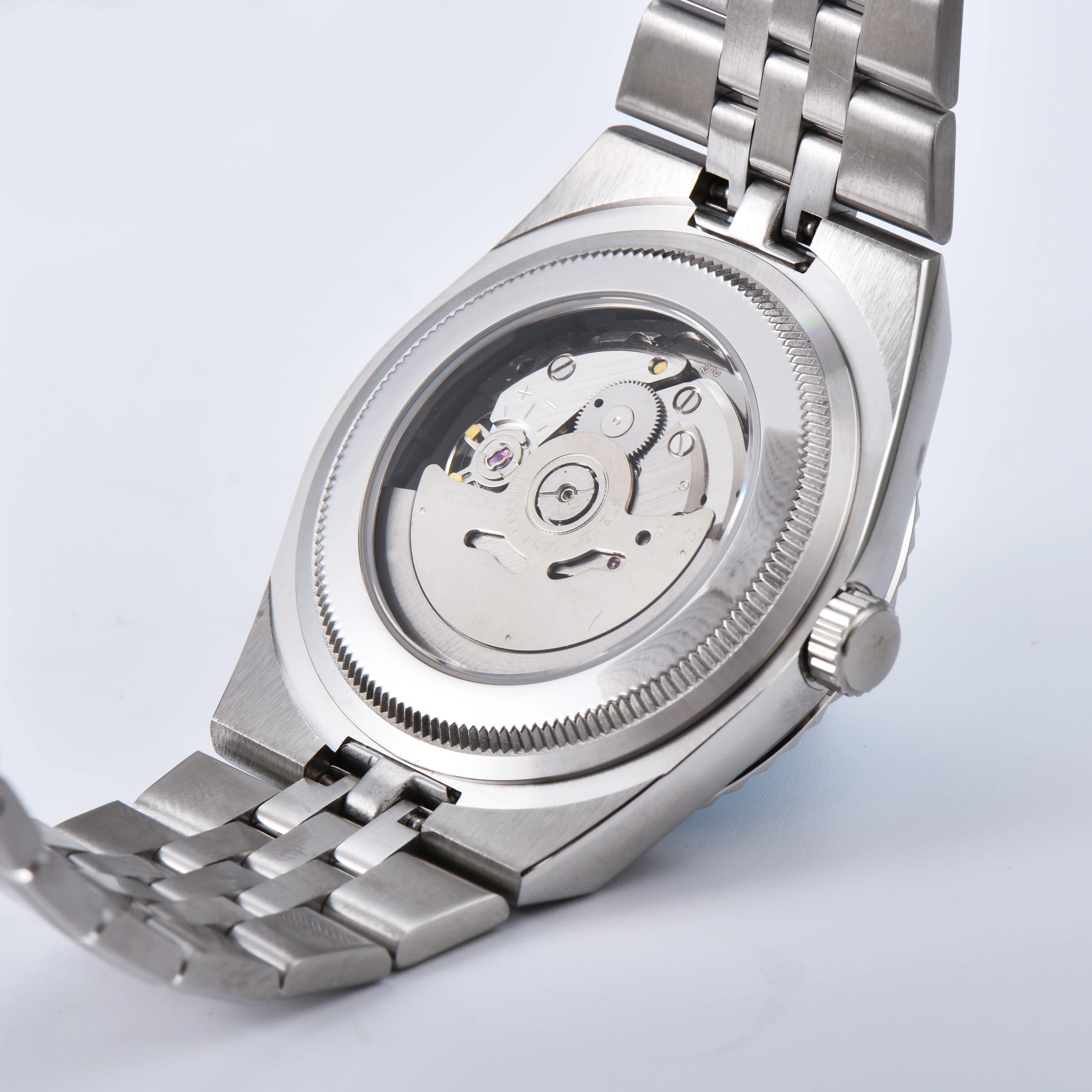 2025 New Watch 39.5mm Men's Watch Sapphire Glass NH35 Movement Texture Dial Silver Case Stainless Steel Strap