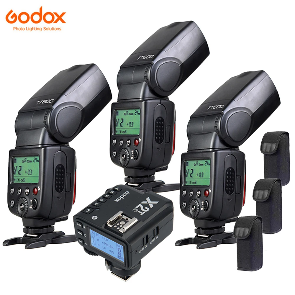 GODOX TT600 GN60 Flash Light Master Slave Speedlite 2.4G Wireless System for DSLR Camera Canon Nikon Pentax Olympus Fuji Sony