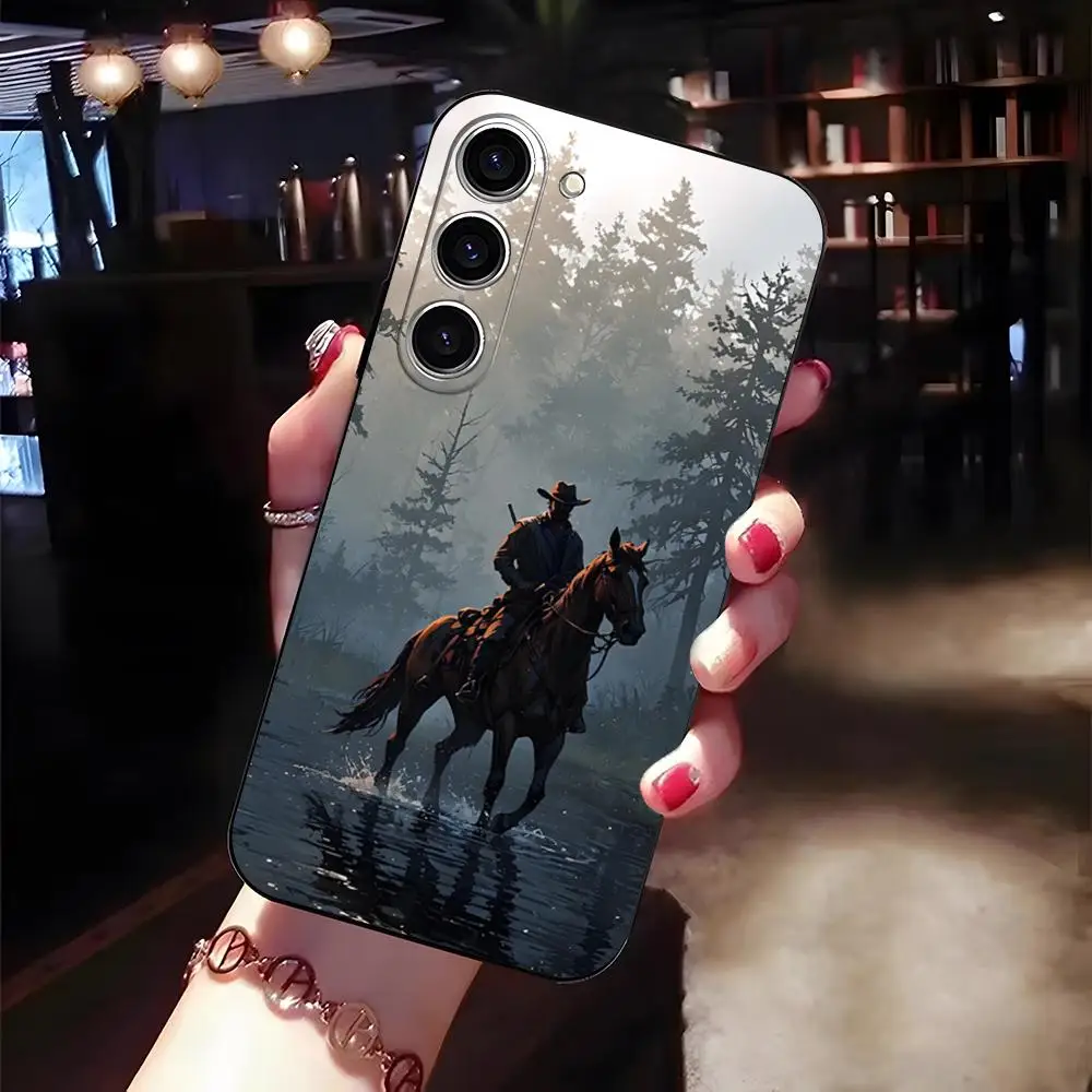 R-Red Dead Redemption 2 Phone Case For Samsung A25 A13 A33 5G A54 A36 A35 A56 A52 A14 Shockproof Soft Cover