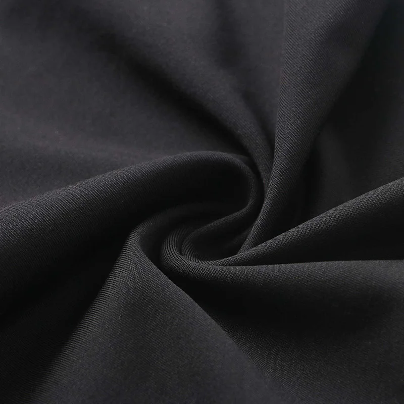 Damen High-Waist Steigbügel-Leggings, glänzend, dehnbar, eng anliegend, einfarbig schwarz, lange Hose – Detail 16