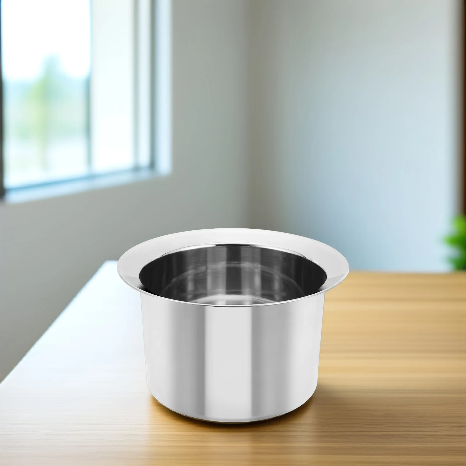 حوض زيت من الفولاذ المقاوم للصدأ 2.5 لتر حاوية زيت منزلية لتخزين المطبخ وعاء خلط خزان الشحوم شحم الخنزير الزيتون