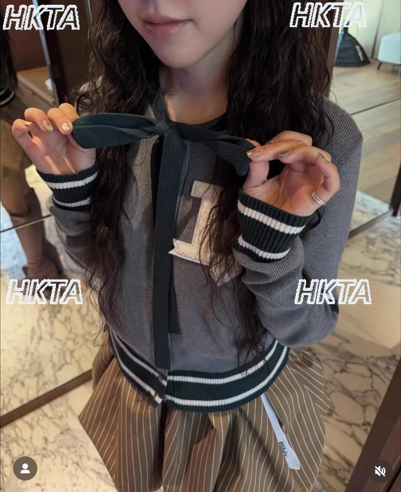 Japanese College Casual Versatile Color Matching Short Coats Sweet Elegant Bow Letter Embroidery Knitted Cardigan Jacket Women