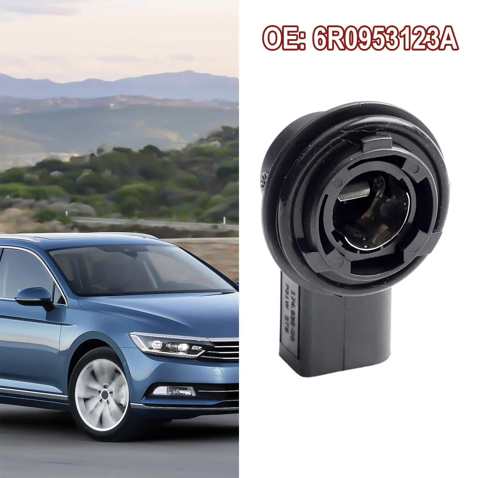 1 stücke Auto Birne Lampe Sockel Zubehör 6R0953123A Für Golf Autos Licht Sockel Tagfahrlicht Glühbirne Sockel Ersatz