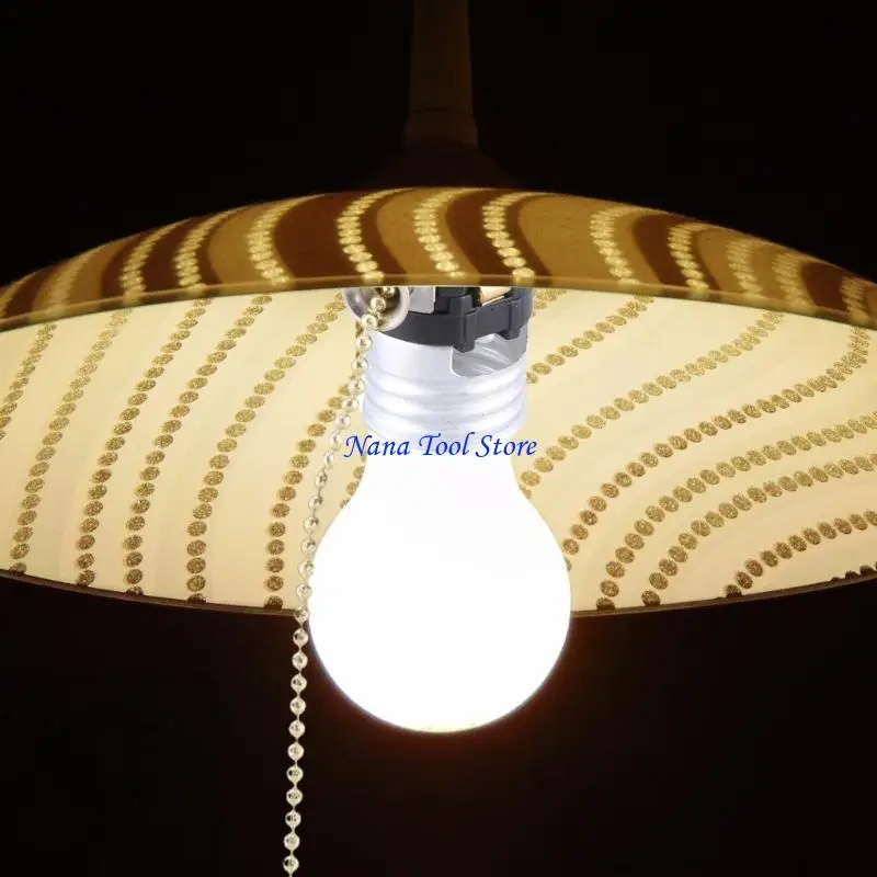 31GJ Metal E26/E27 Light Bulb  with Switches Knob 2pcs for Secure Connection
