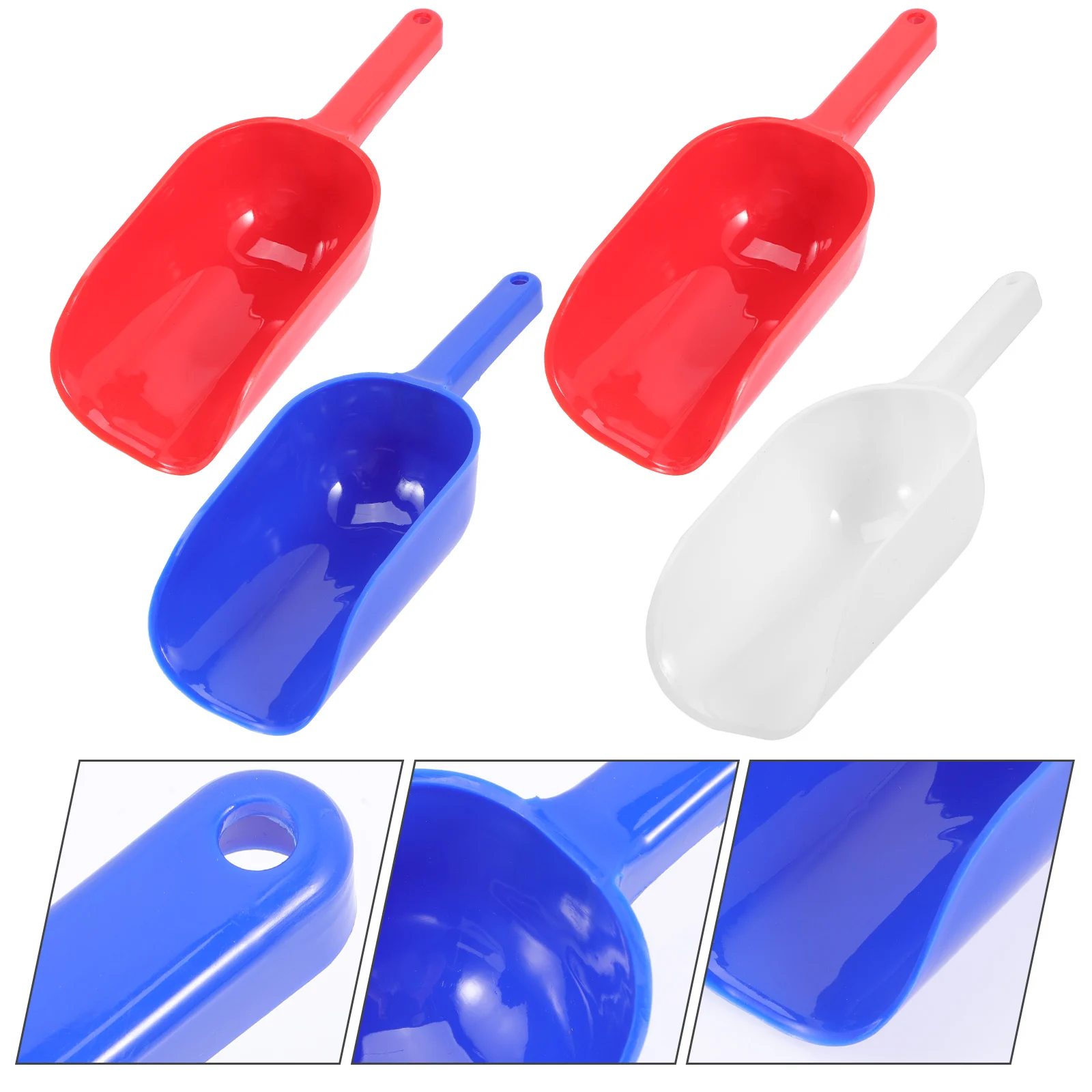 

4 Pcs Sand Shovels Kids Toys Beach Gardening PP Material Child Fun Outdoor Digging Tools Play